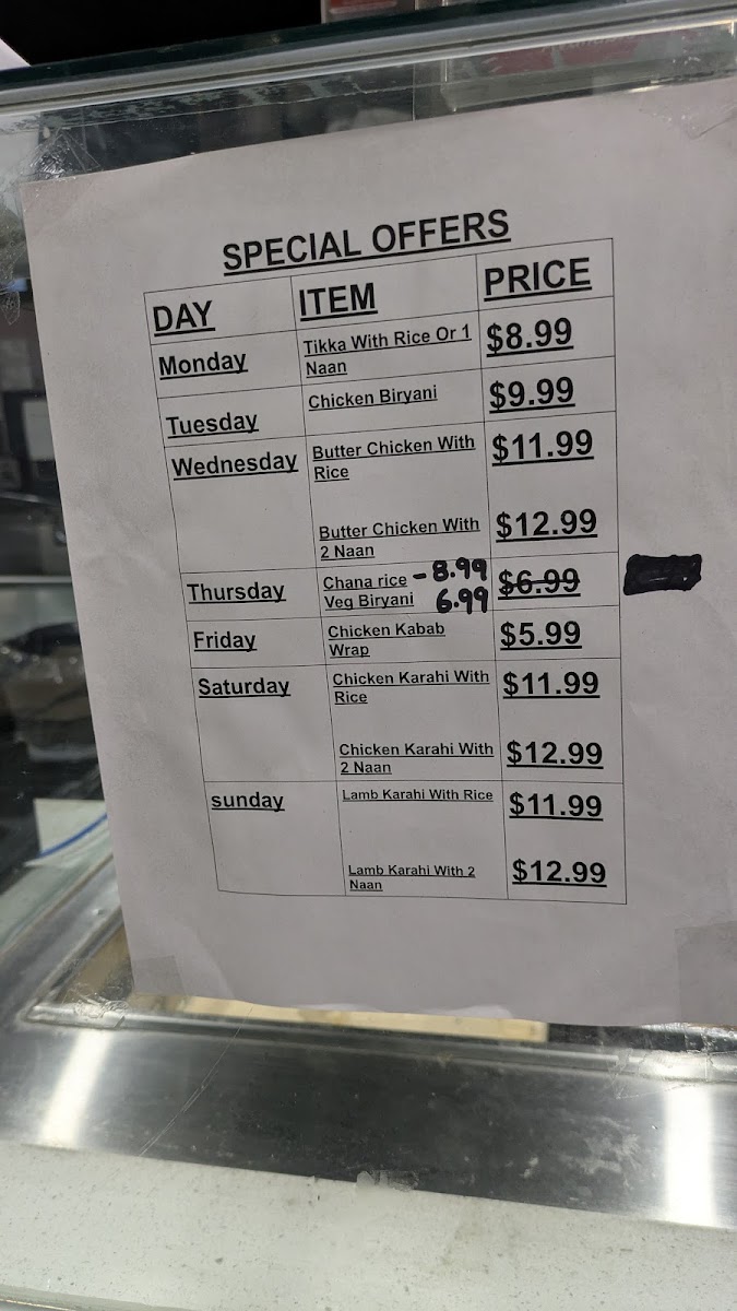 Sizzler Kabab Menu - Image 2